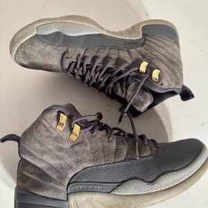 Air Jordan 12 Retro Dark Grey Suede Size 9 Men’s